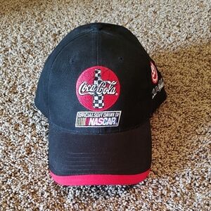 Coca-Cola Black and Red Racing Cap